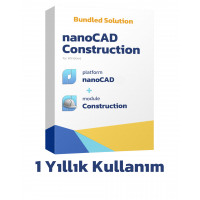 nanoCAD Construction İnşaat ve Mimari Özel Paket - 1 Yıllık Kullanım